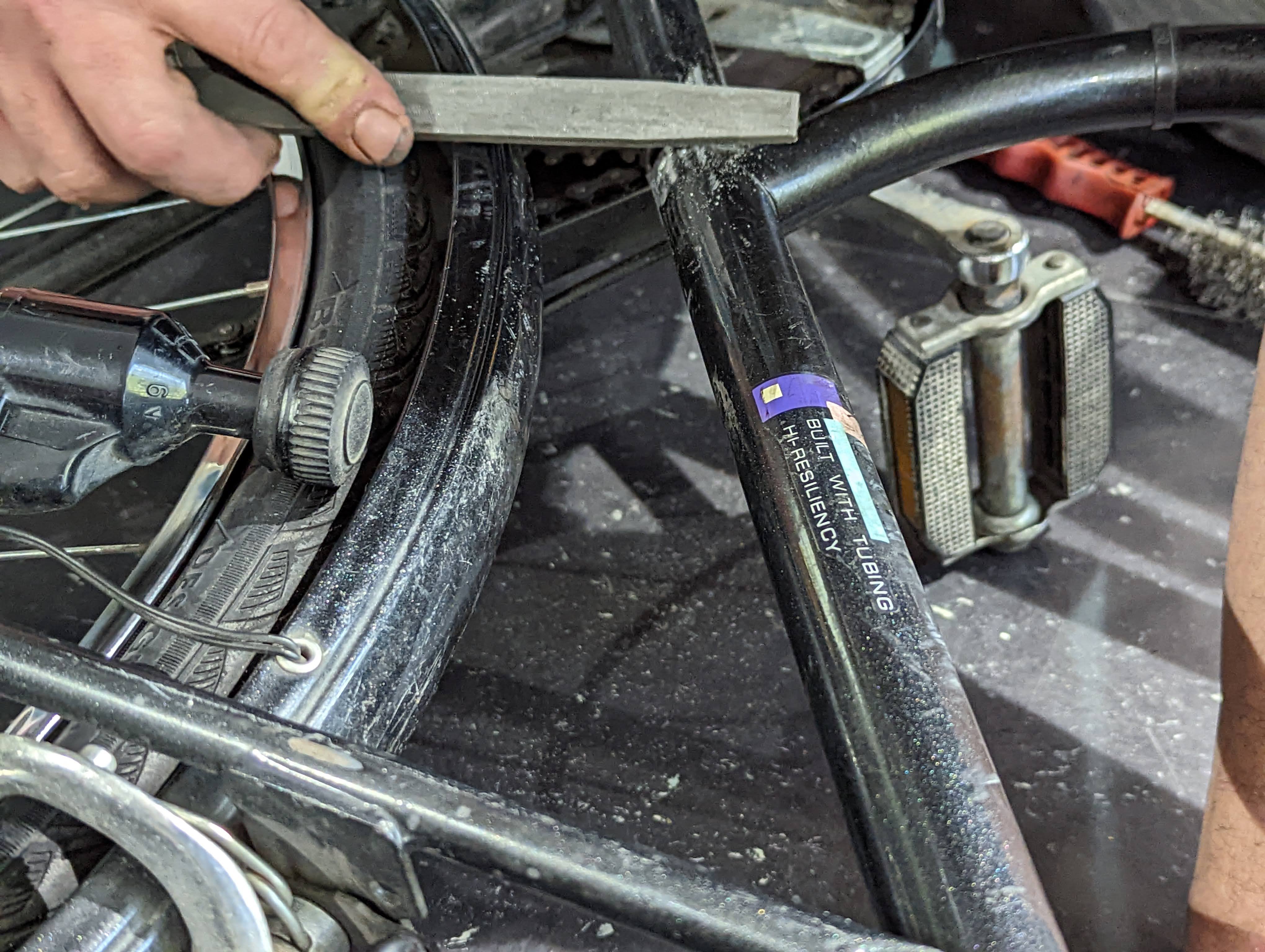 Cleaning during the welding